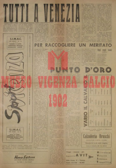 Sport Vicenza 11-03-1962
