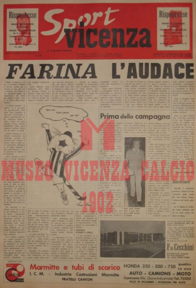 Sport Vicenza 30-10-1977