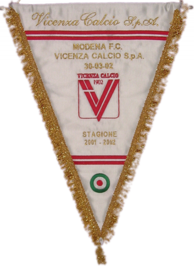 Gagliardetto 2001-2002 Modena-Vicenza 0-1