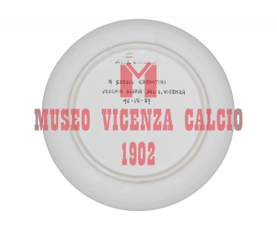 Piatto, 20° del Club Biancorosso di Marostica 1966-86