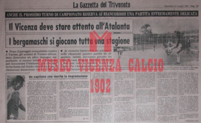 Ritaglio La Gazzetta dello Sport 20-5-1981