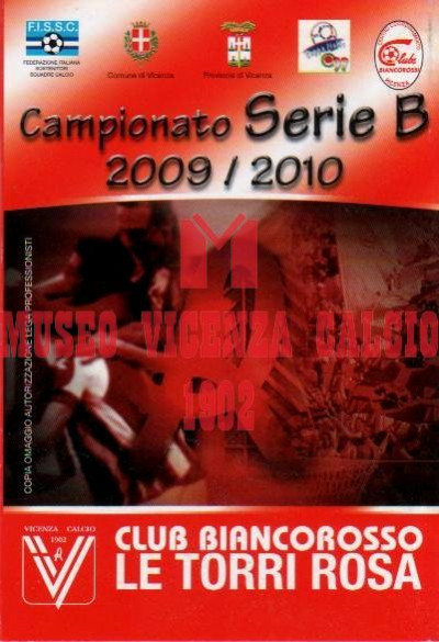 2009-10 calendario club biancorosso Le Torri Rosa
