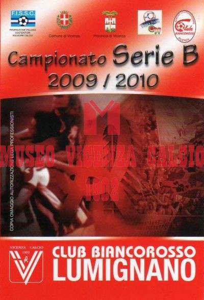 2009-10 calendario club biancorosso Lumignano
