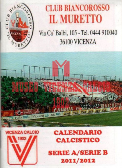 2011-12 calendario CLUB BIANCOROSSO IL MURETTO