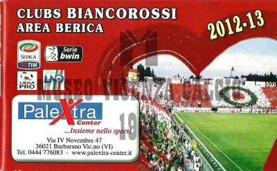 2012-13 calendario CLUBS BIANCOROSSI AREA BERICA