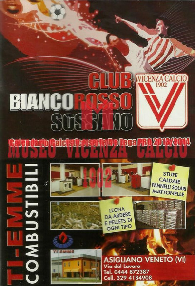 2013-14 calendario CLUB BIANCOROSSO SOSSANO