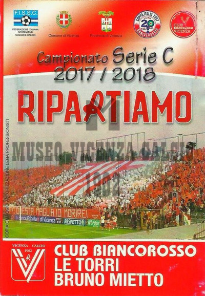2017-18 calendario CLUB BIANCOROSSO LE TORRI