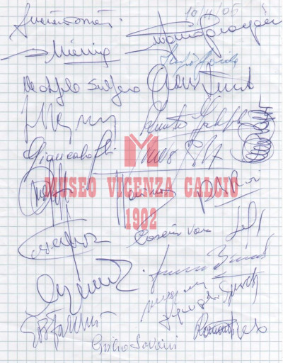 Autografi trentennale Real Vicenza