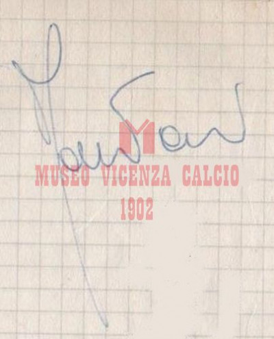 Autografo Danio MONTANI