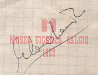 Autografo Giancarlo MARCHETTI