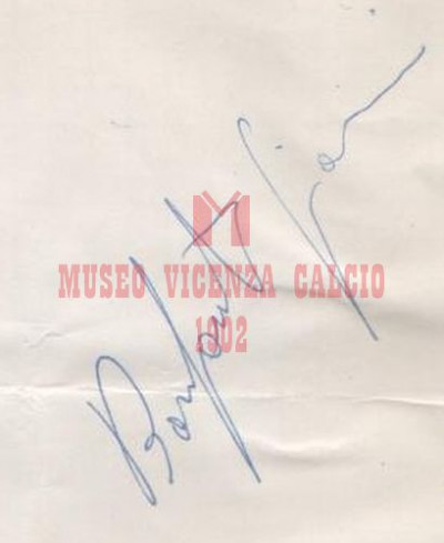 Autografo Gianni BONFANTE