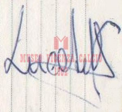 Autografo Maurizio Lucchetti