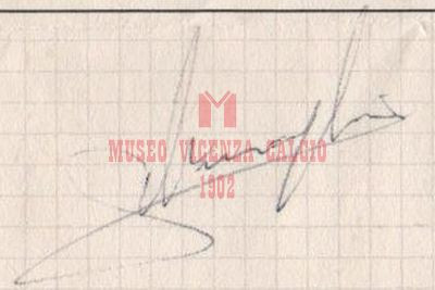 Autografo Maurizio SCHINCAGLIA