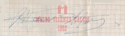 Autografo Mauro MOSCONI
