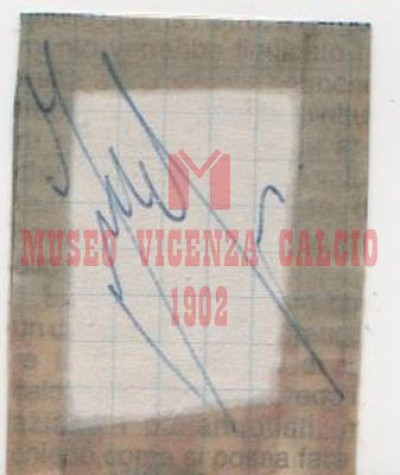 Autografo Roberto FILIPPI