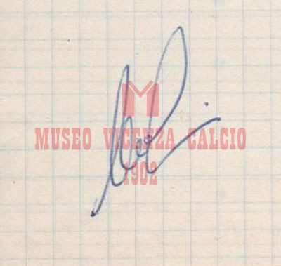 Autografo, Eligio NICOLINI