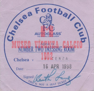 Pass Chelsea-Vicenza del 16-4-1998
