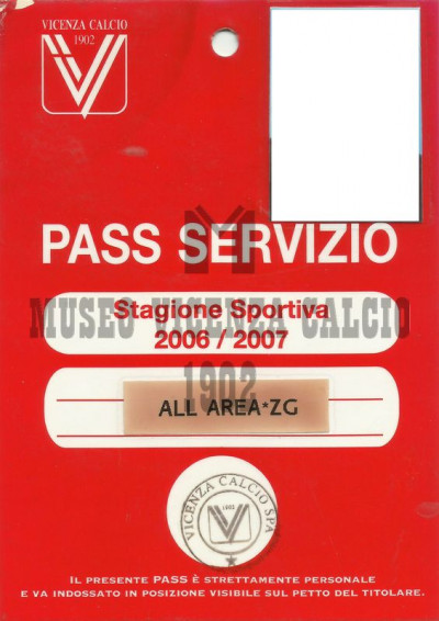 Pass servizio 2006-07