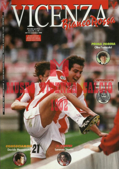 Vicenza Biancorossa 15-11-1998