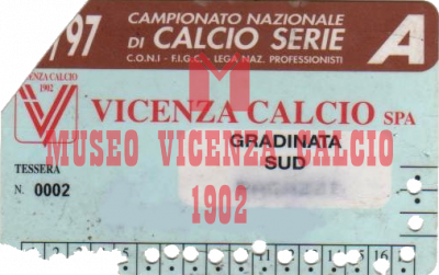 Abbonamento stadio 1996-97