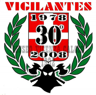 Adesivo 30° Vigilantes 1978-2008