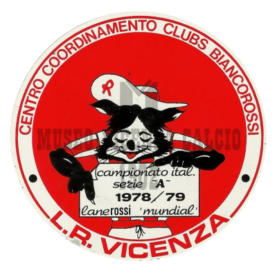 Adesivo Centro Coordinamento Clubs Biancorossi 1978-79