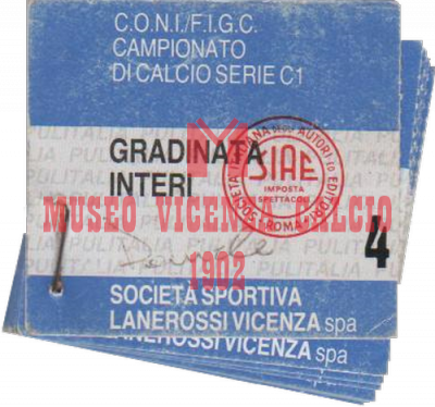 Abbonamento stadio 1988-89