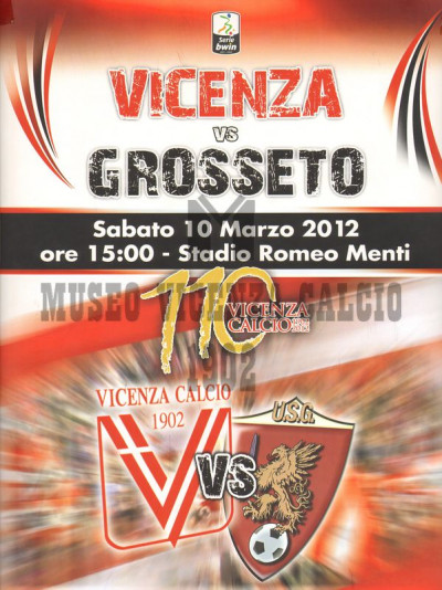 Locandina del 10-3-2012 VICENZA-GROSSETO