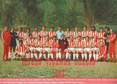 Poster squadra anni 70