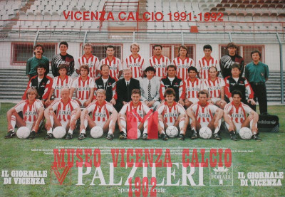 Poster squadra Il Giornale di Vicenza 1991-92