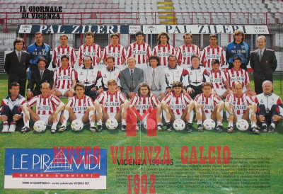 Poster squadra Il Giornale di Vicenza 1994-95