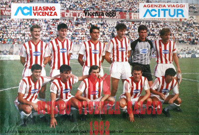 Poster squadra Vicenza Oggi 1986-87