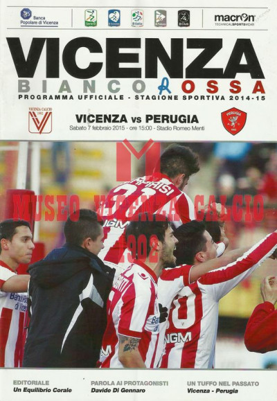 Programma Vicenza-Perugia 7-2-2015