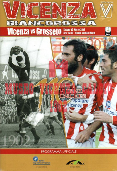 Programma Vicenza-Grosseto 10-3-2012