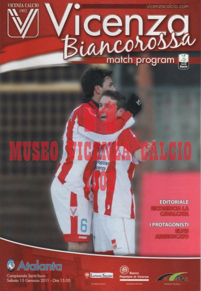 Programma Vicenza-Atalanta 15-1-2011