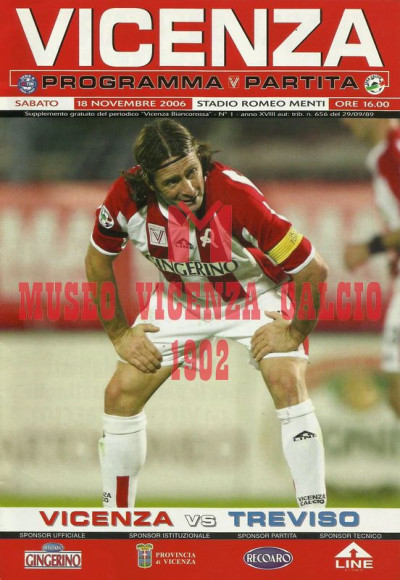 Programma Vicenza-Treviso 18-11-2006