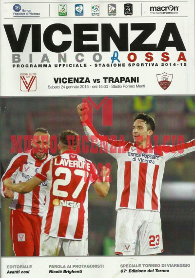 Programma Vicenza-Trapani 24-1-2015