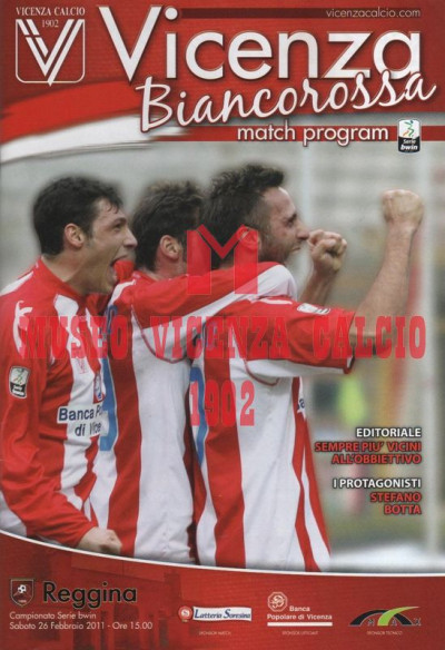 Programma Vicenza-Reggina 26-2-2011