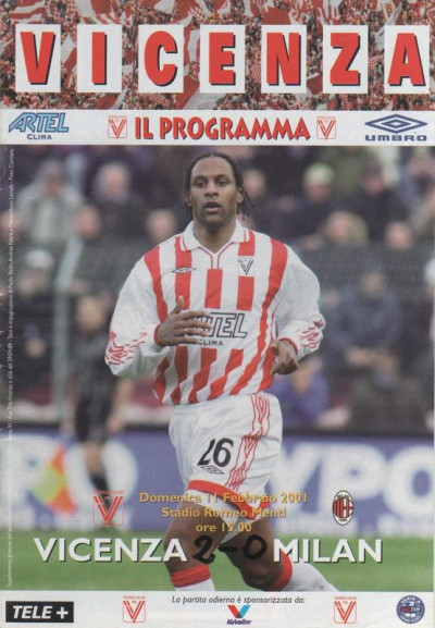 Programma Vicenza-Milan 11-02-2001