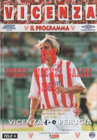 Programma Vicenza-Perugia 1-11-2000
