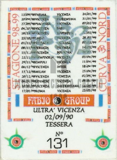 Tessera Fabio Group 1998-99