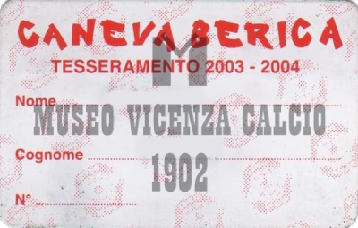 Tessera Caneva Berica 2003-04