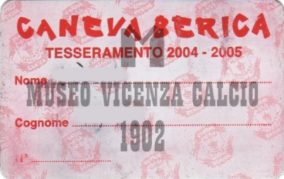 Tessera Caneva Berica 2004-05