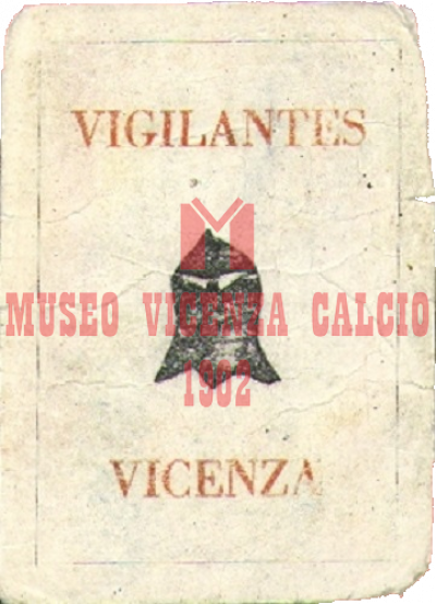 Tessera Vigilantes Vicenza