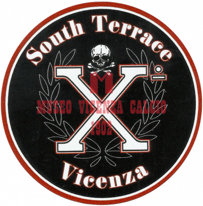 Adesivo South Terrace Vicenza decimo anno
