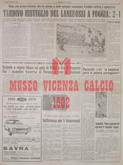 Il Giornale di Vicenza 10-12-1973