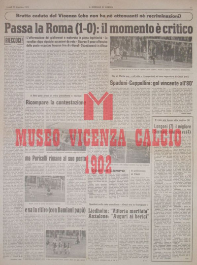 Il Giornale di Vicenza 17-12-1973