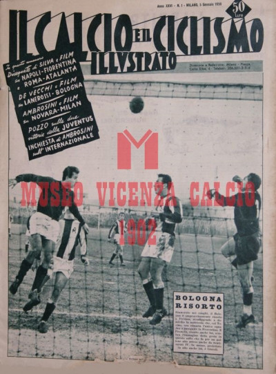 Il Calcio e il Ciclismo Illustrato 5-1-1956