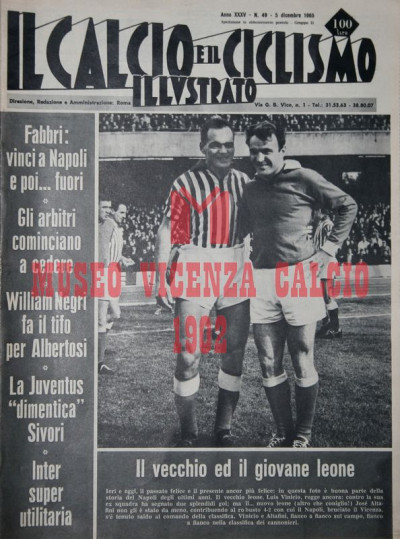 Il Calcio e il Ciclismo Illustrato 5-12-1965