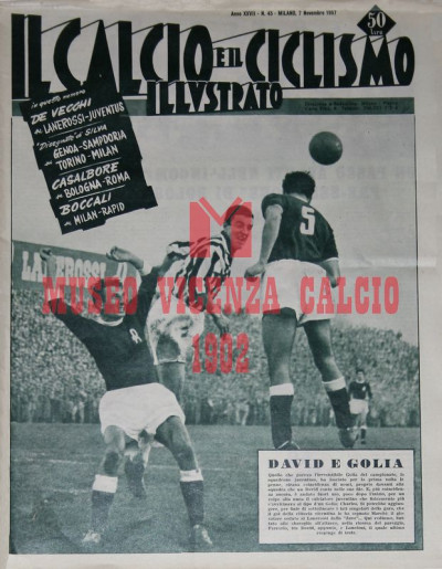 Il Calcio e il Ciclismo Illustrato 7-11-1957